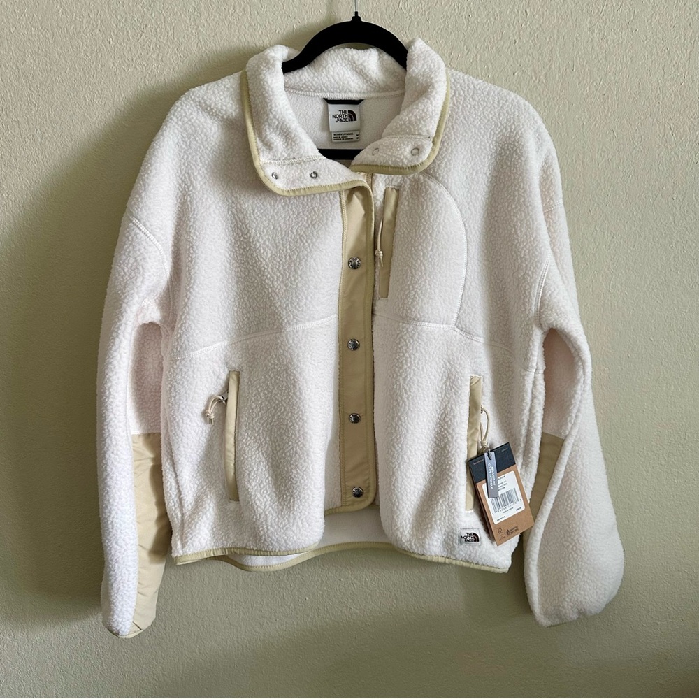 The North Face Women's Cragmont Fleece Jacket - GARDENIA WHITE/GRAVEL